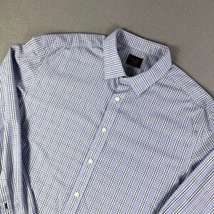 UNTUCKit Bianchello WF Wrinkle Free Cotton Plaid Dress Shirt XX Large